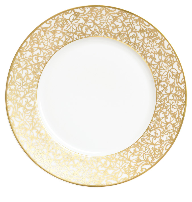Assiette à  diner blanc - Raynaud
